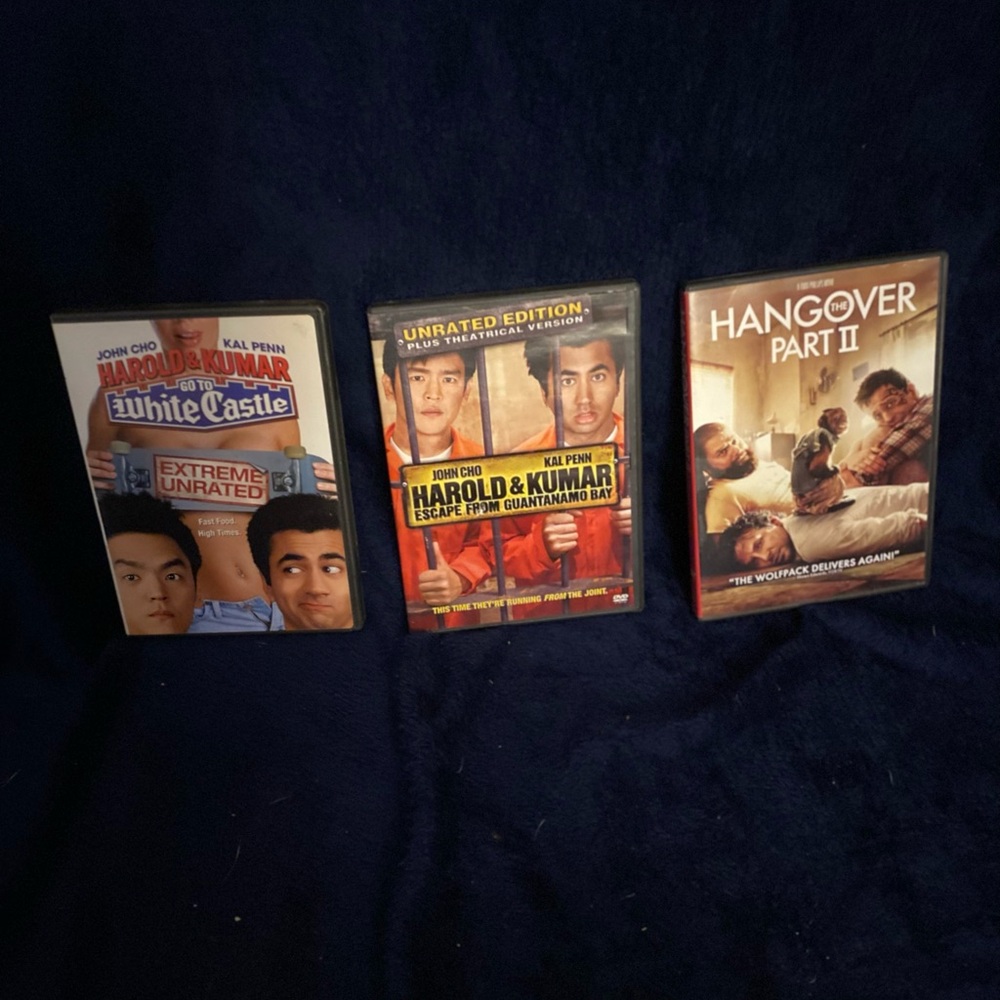 Harold & Kumar & The Hangover DVD Bundle - Black